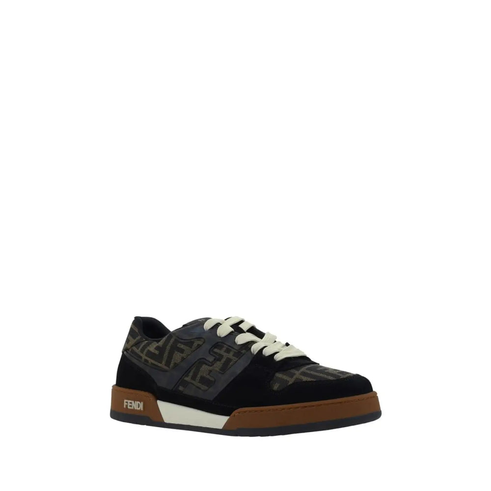 Fendi Multicolor Calf Leather Bos Taurus Sneakers