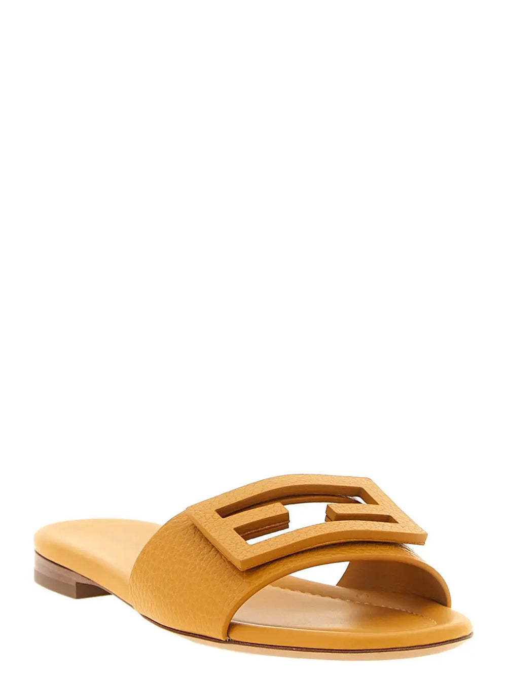 Fendi Multicolor Calfskin Slides
