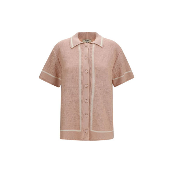 Fendi Shirts - Multicolor Cotton Shortsleeve Shirt