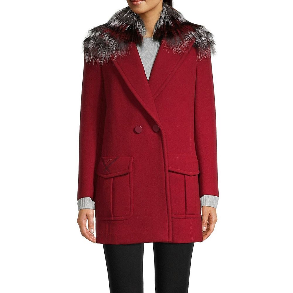 Fendi Overcoats - Multicolor Virgin Wool Coat