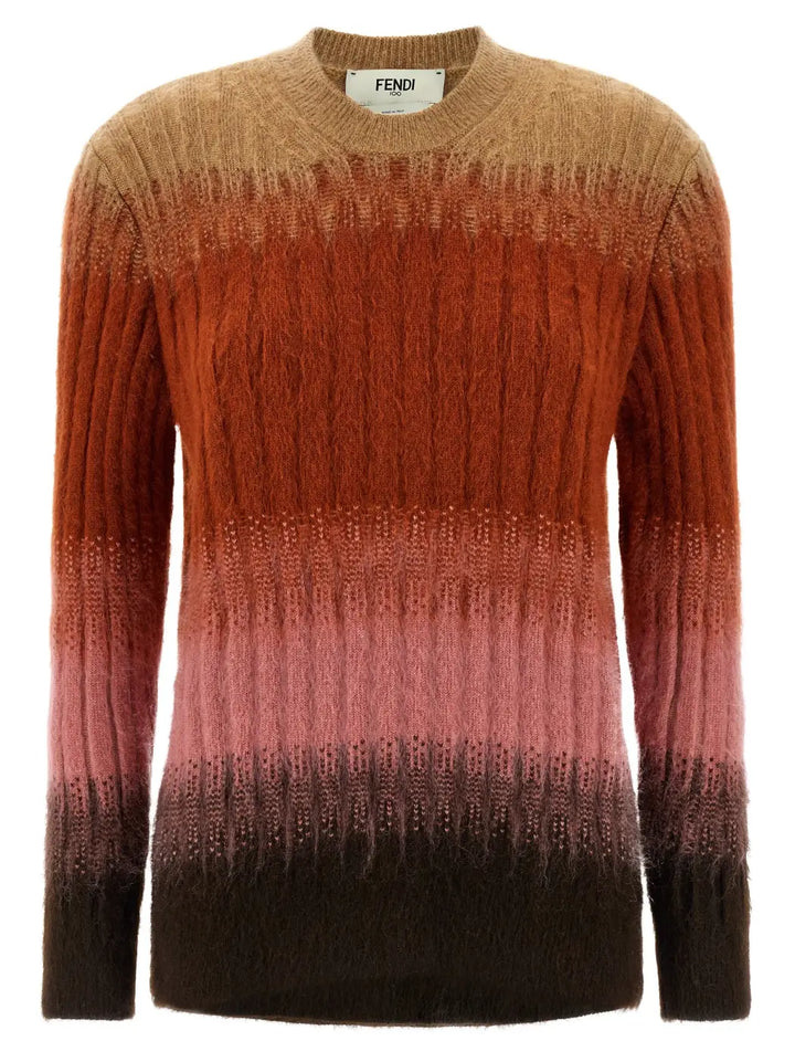 Women’s Fendi Multicolor Wool Cardigan