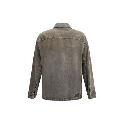 Fendi Overdyed Denim Shirt Bold Contemporary Style