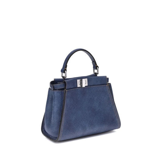 Fendi Peekaboo Mini Calf Leather Handbag for Effortless Elegance