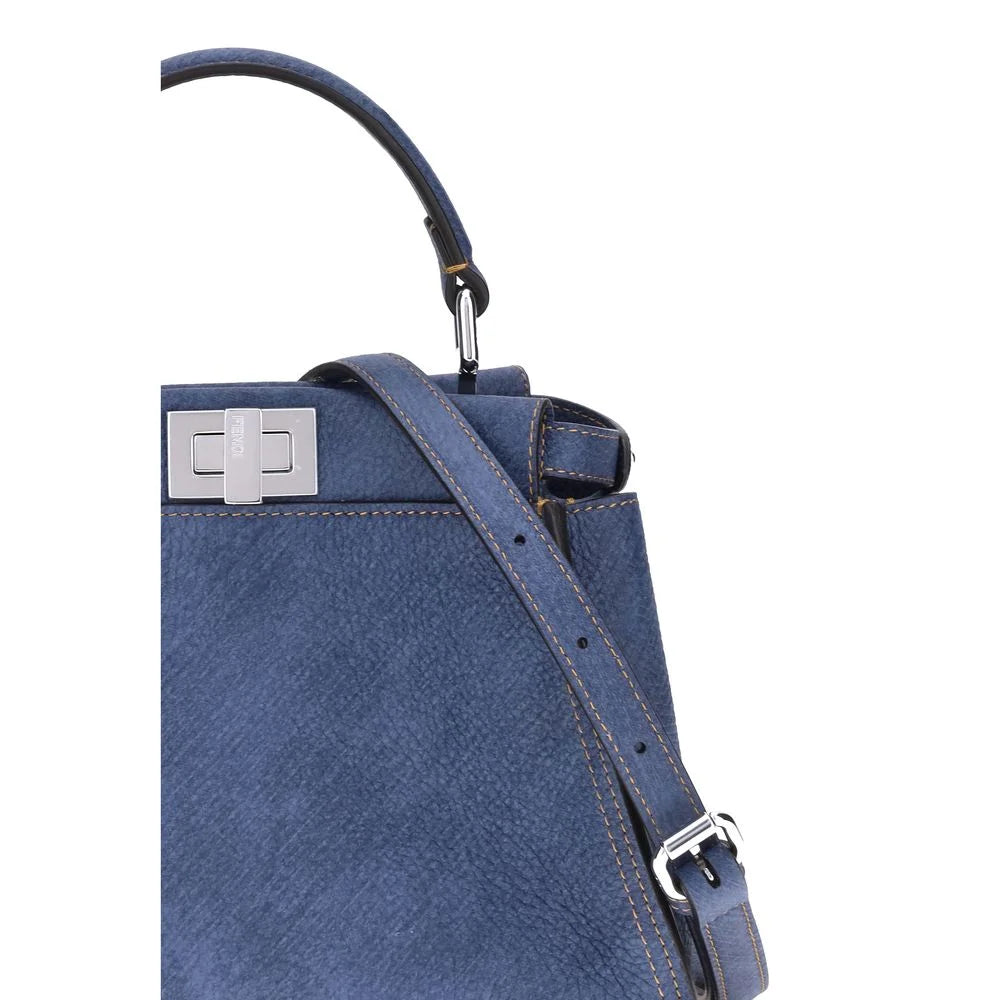 Fendi Peekaboo Mini Calf Leather Handbag for Effortless Elegance