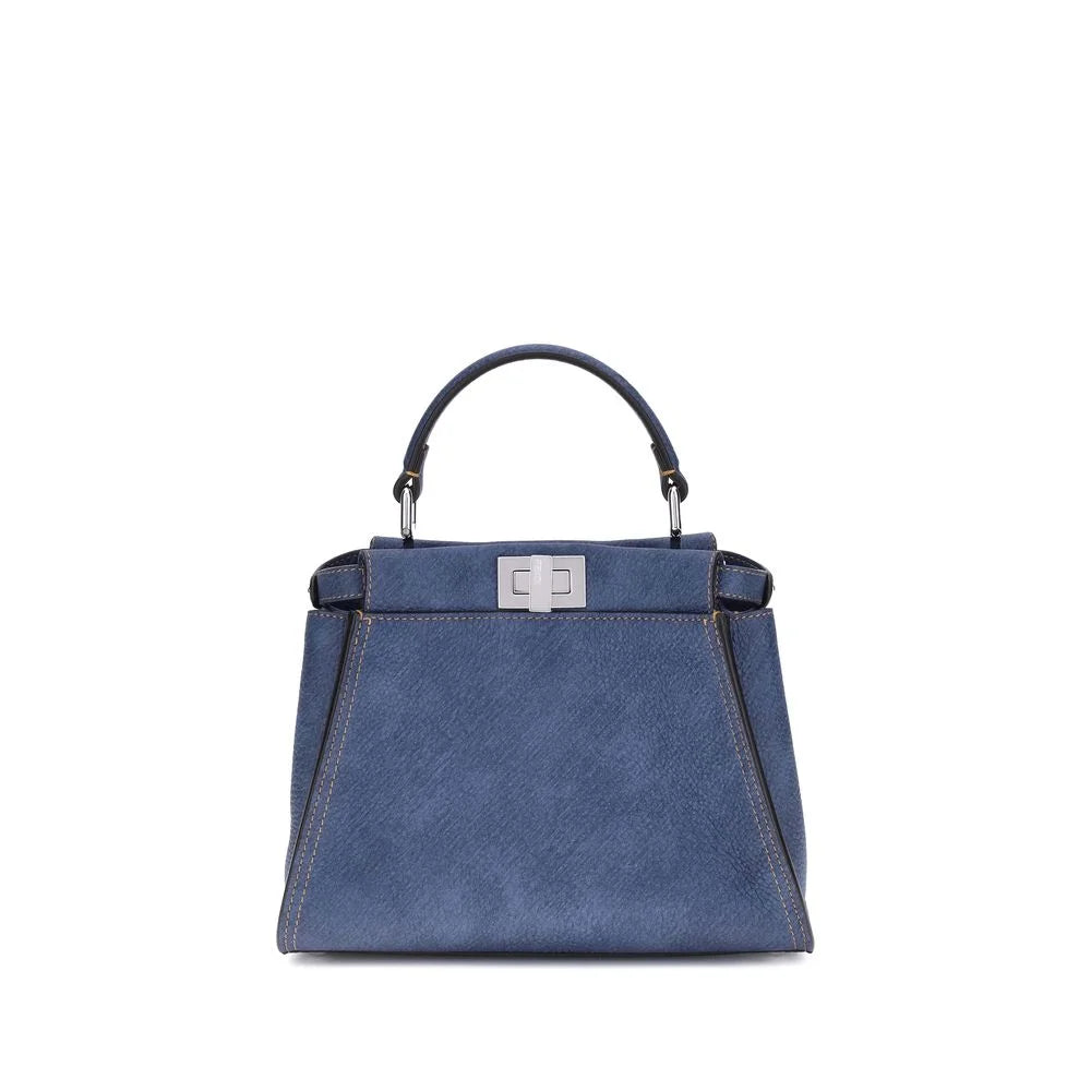 Fendi Peekaboo Mini Calf Leather Handbag for Effortless Elegance