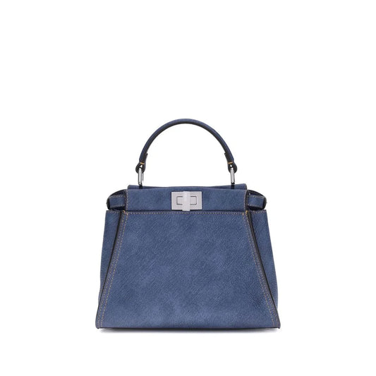 Fendi Peekaboo Mini Calf Leather Handbag for Effortless Elegance
