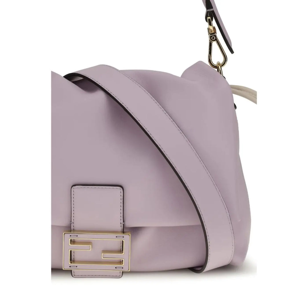 Fendi Purple Lamb Ovis Aries Shoulder Bag