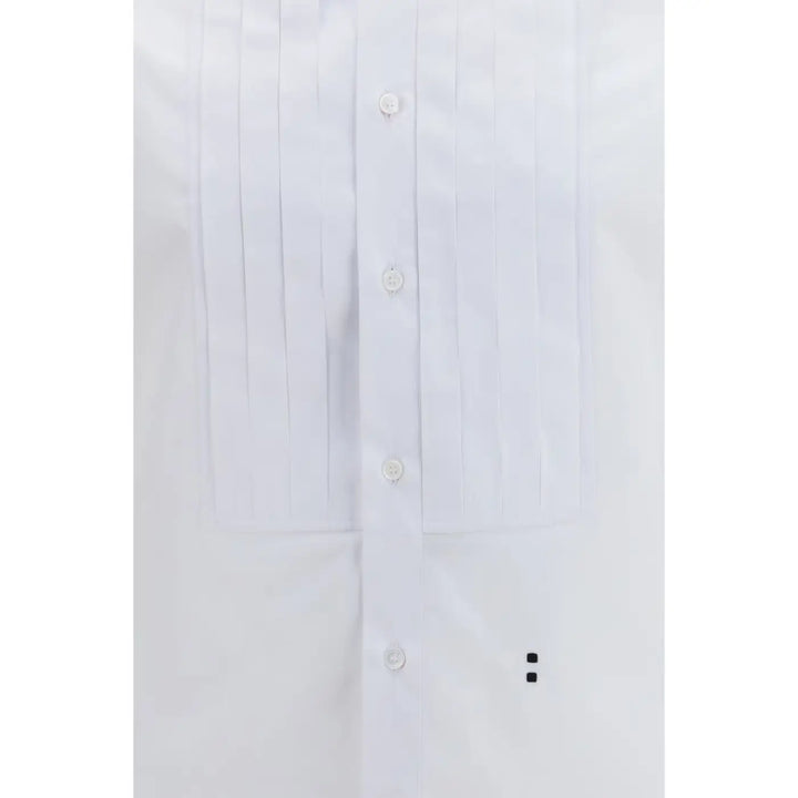 Fendi White Cotton Dress Shirt
