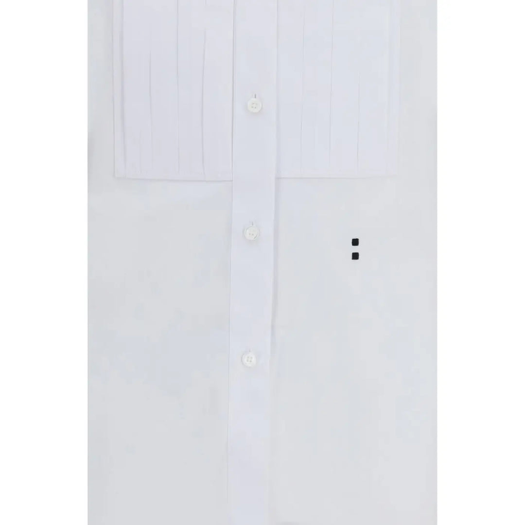 Fendi White Cotton Dress Shirt