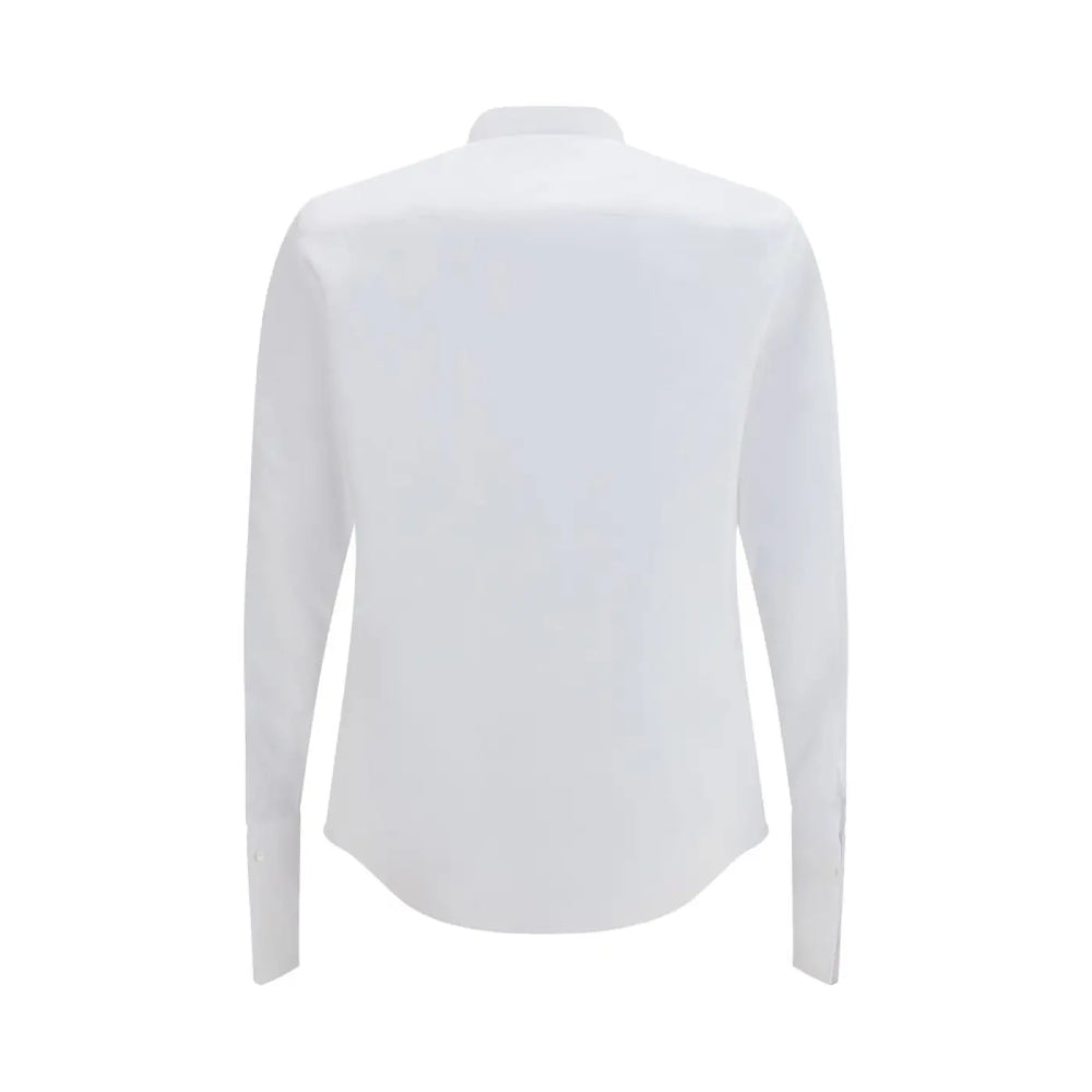 Fendi White Cotton Dress Shirt