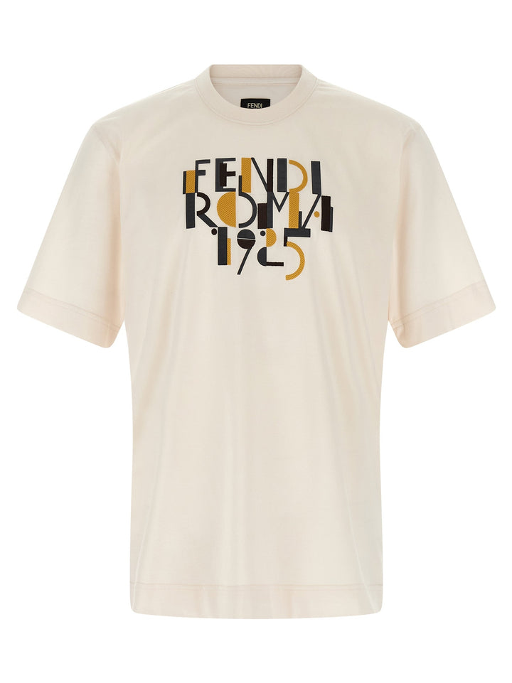 Fendi White Cotton T-shirt