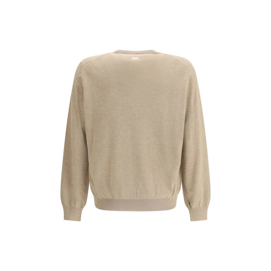 Ferragamo Beige Fleece Wool Sweatshirt