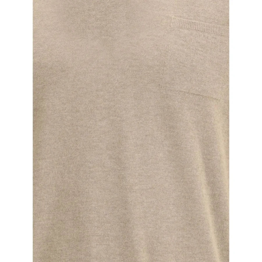 Ferragamo Beige Fleece Wool Sweatshirt