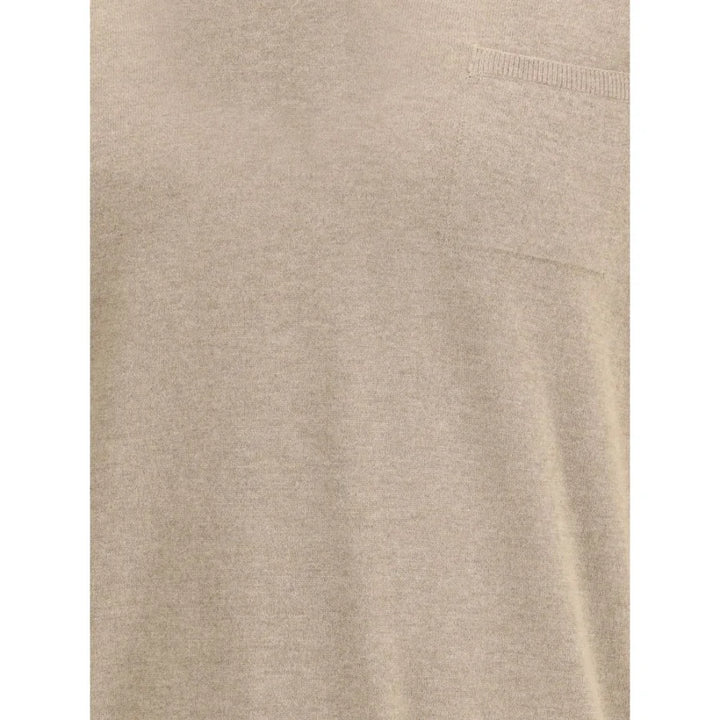 Ferragamo Beige Fleece Wool Sweatshirt