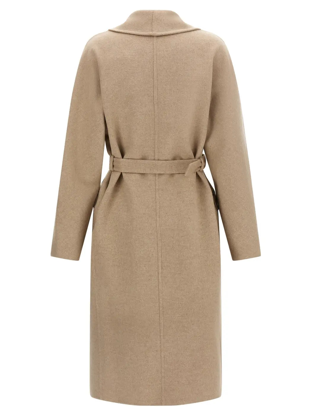 Ferragamo Beige Virgin Wool Coat
