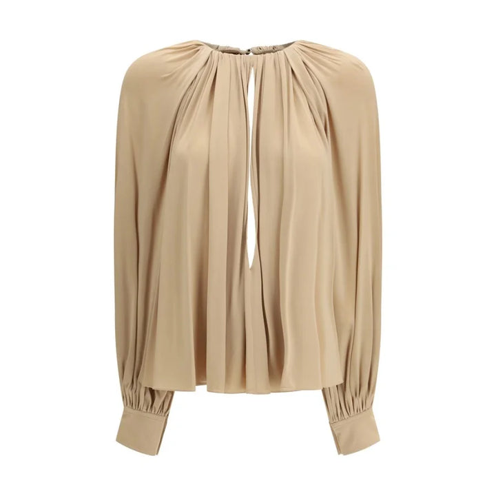 Ferragamo Beige Viscose Blouse