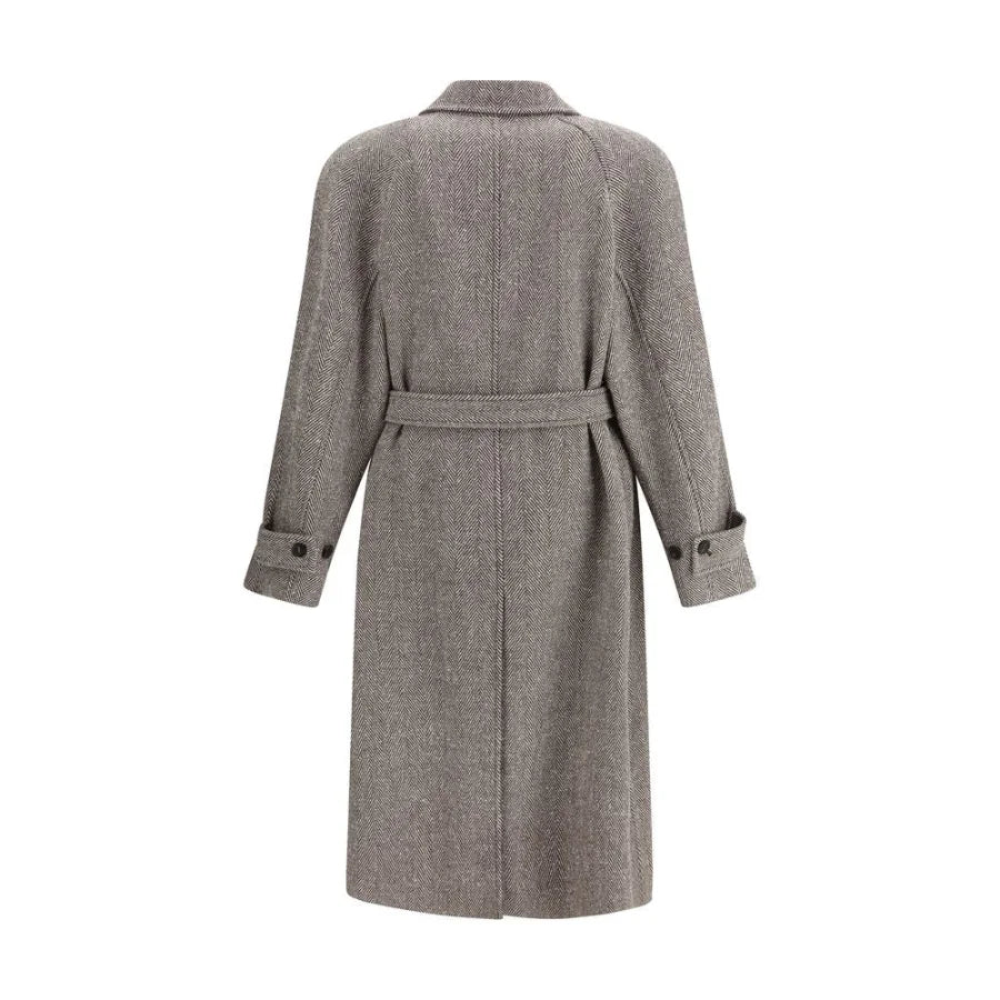 Ferragamo Beige Wool Coat