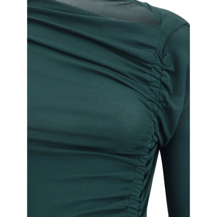 Ferragamo Bicolor Viscose Casual Dress