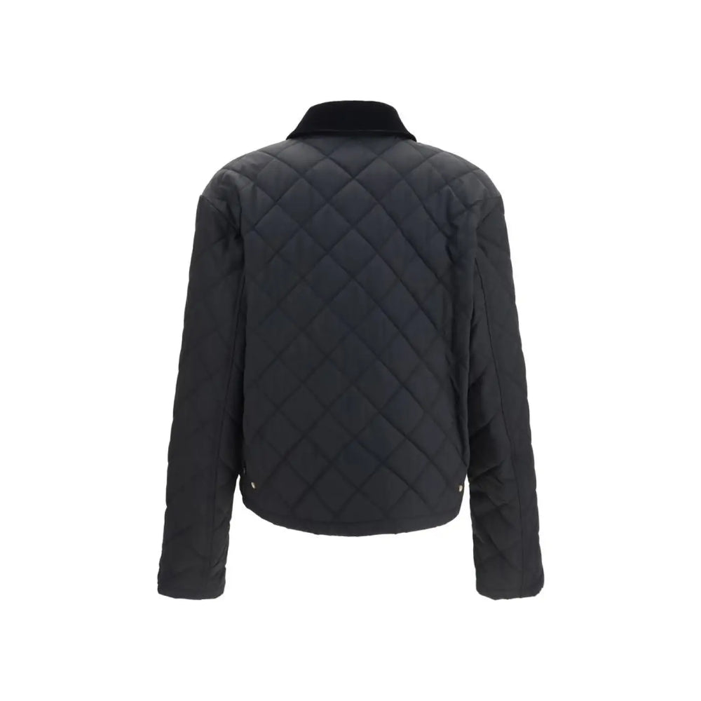 Ferragamo Black Cotton Full-length Jacket