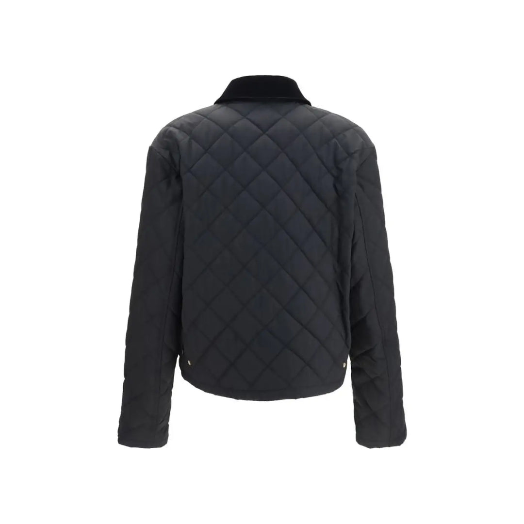 Ferragamo Black Cotton Full-length Jacket