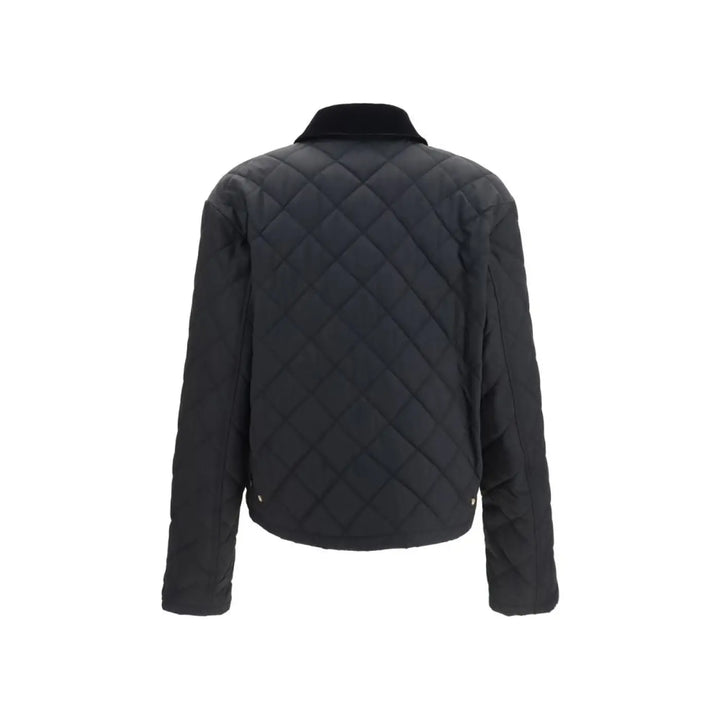 Ferragamo Black Cotton Full-length Jacket