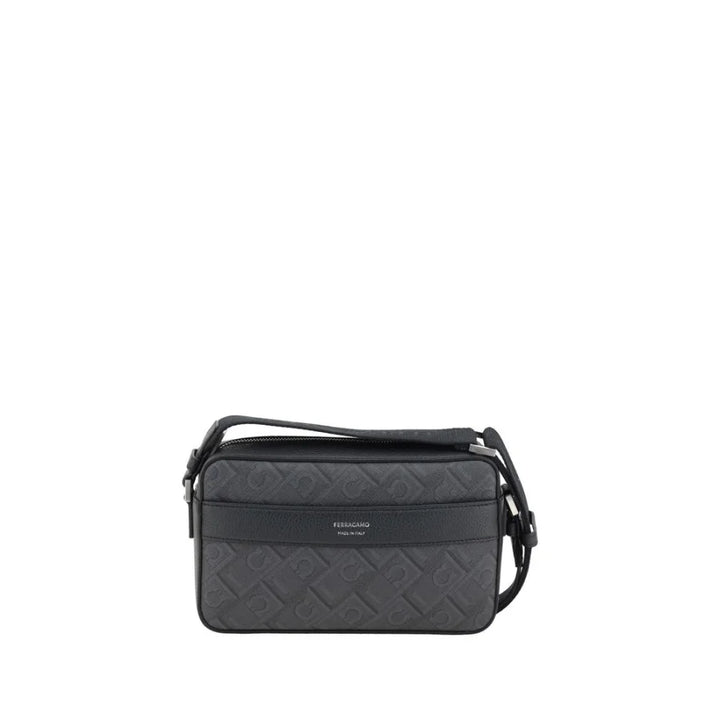 Ferragamo Black Polyethylene Shoulder Bag