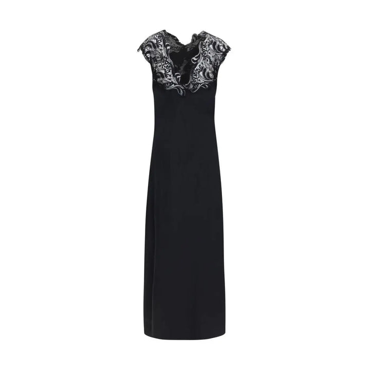 Ferragamo Black Silk Cocktail Dress