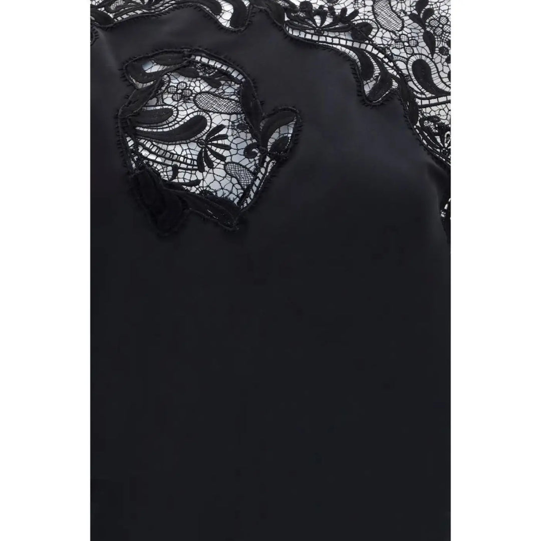 Ferragamo Black Silk Cocktail Dress