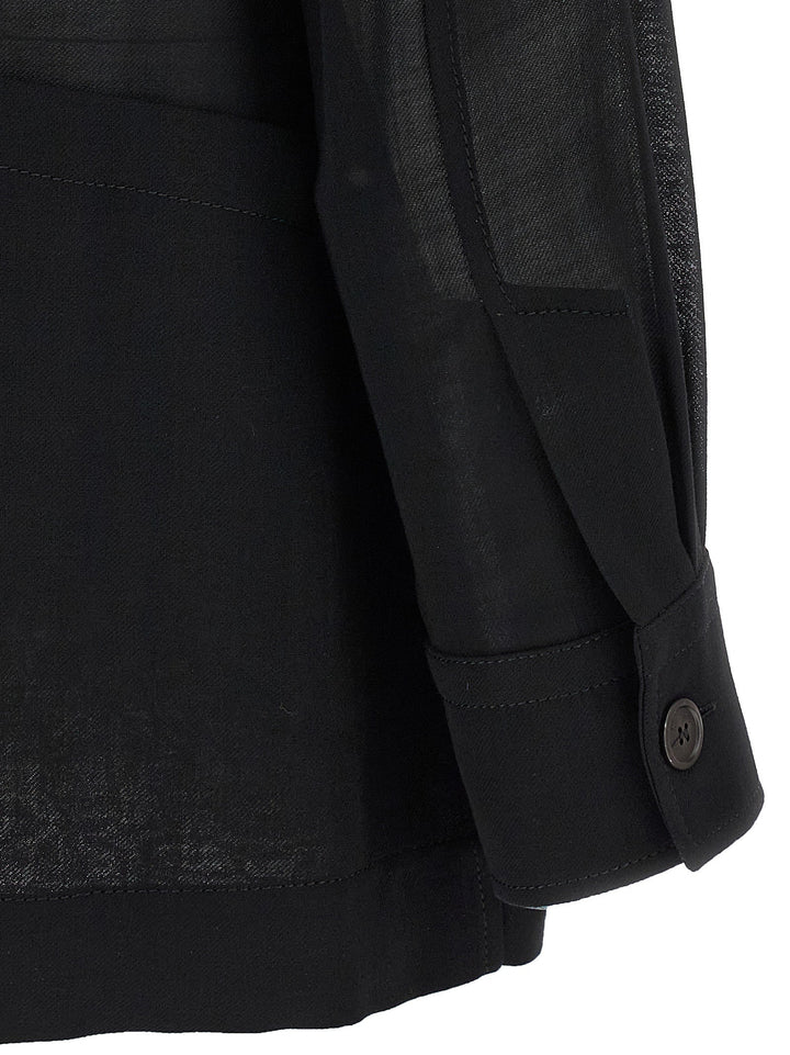 Ferragamo - Women’s Black Virgin Wool Blouse