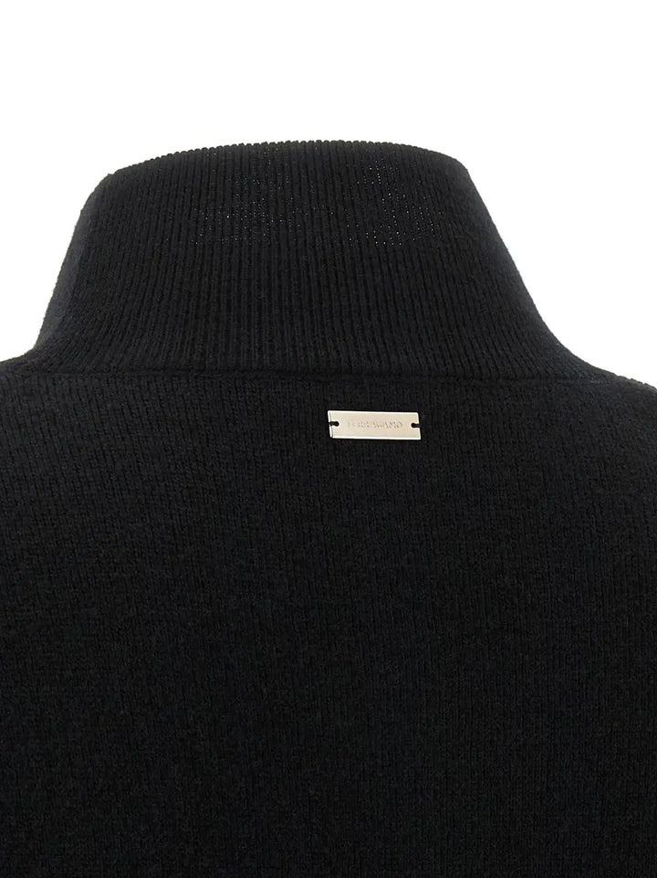 Women’s Ferragamo Black Virgin Wool Cardigan