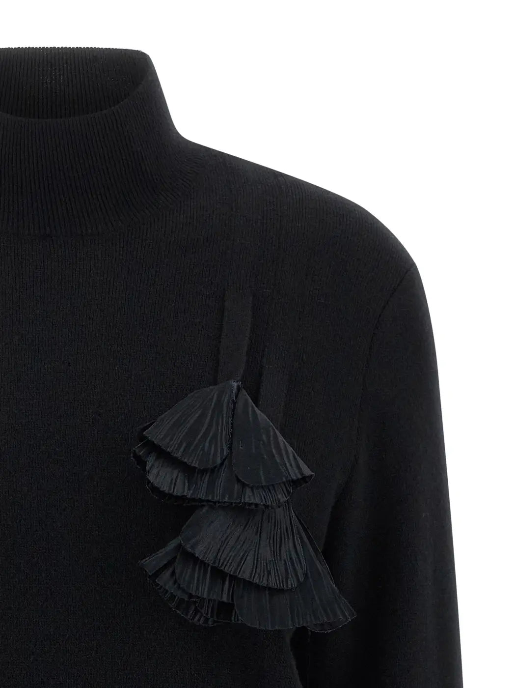 Women’s Ferragamo Black Virgin Wool Cardigan