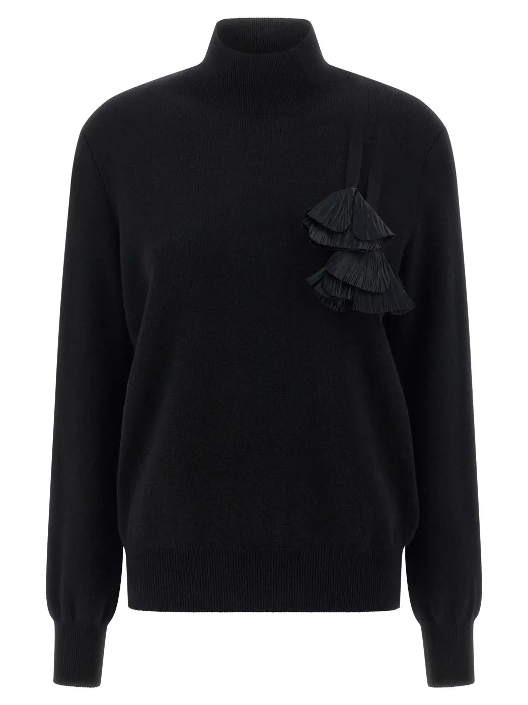 Women’s Ferragamo Black Virgin Wool Cardigan