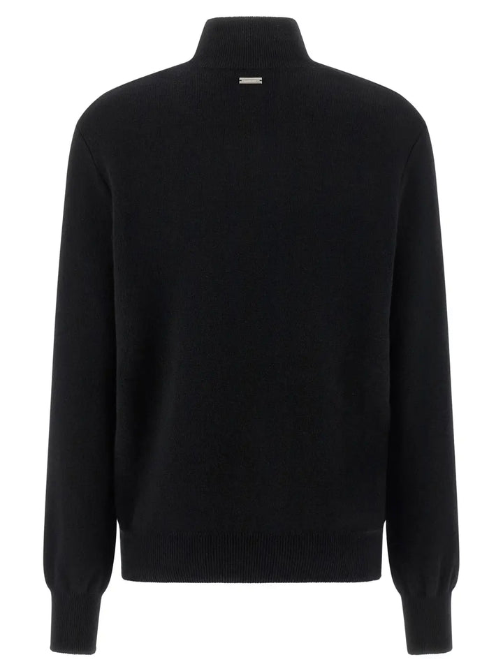 Women’s Ferragamo Black Virgin Wool Cardigan