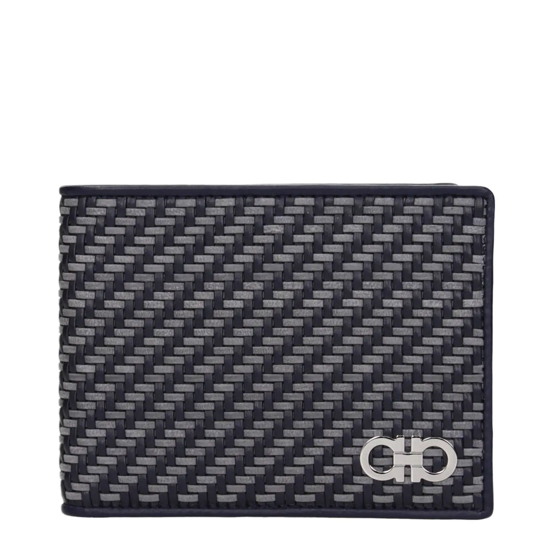 Ferragamo Blue Leather Wallet