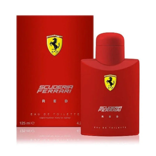 Scuderia Red Eau Bursts with Zesty Citrus and Warm Nutmeg Men’s Cologne Ferrari