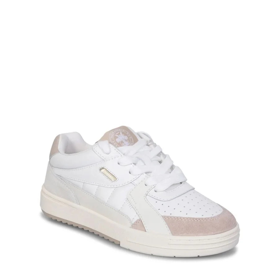 Palm Angels White Calfskin Sneakers