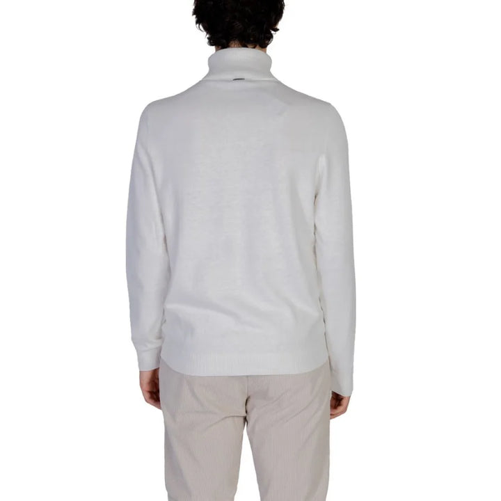 Antony Morato White Cotton Turtleneck