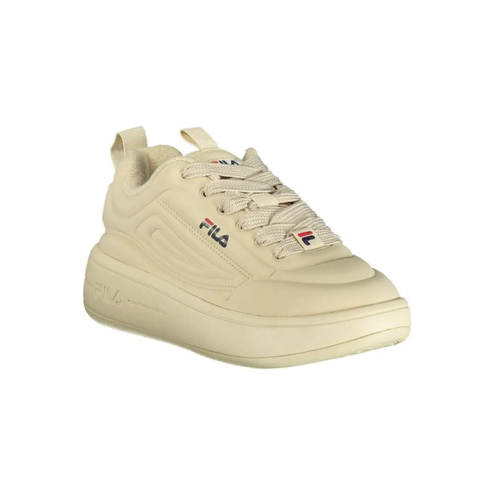 Fila Beige Polyester Women Sneaker