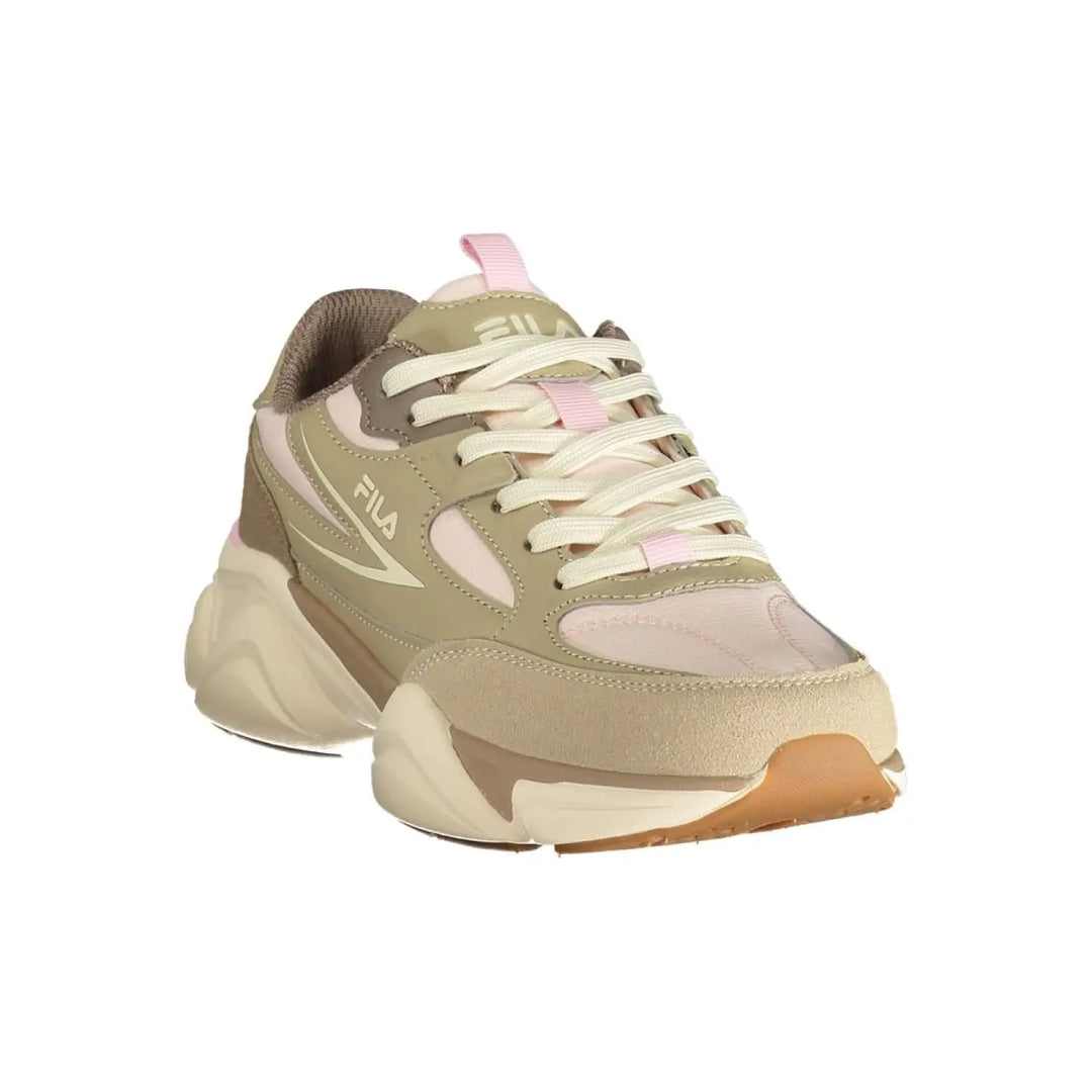Fila Beige Polyurethane Women’s Sneaker
