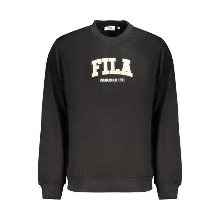 Fila Black Cotton Men’s Sweatshirt