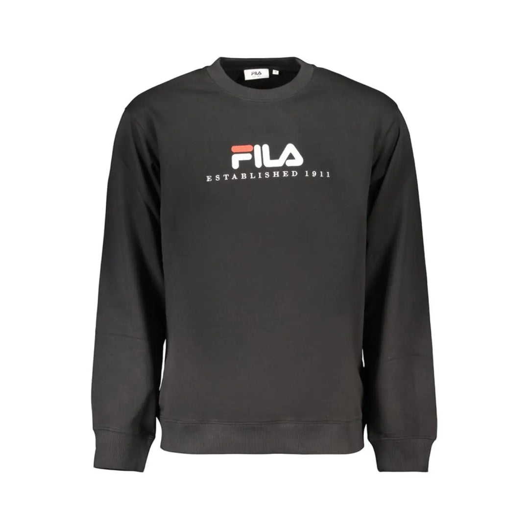 Fila Black Cotton Men’s Sweatshirt