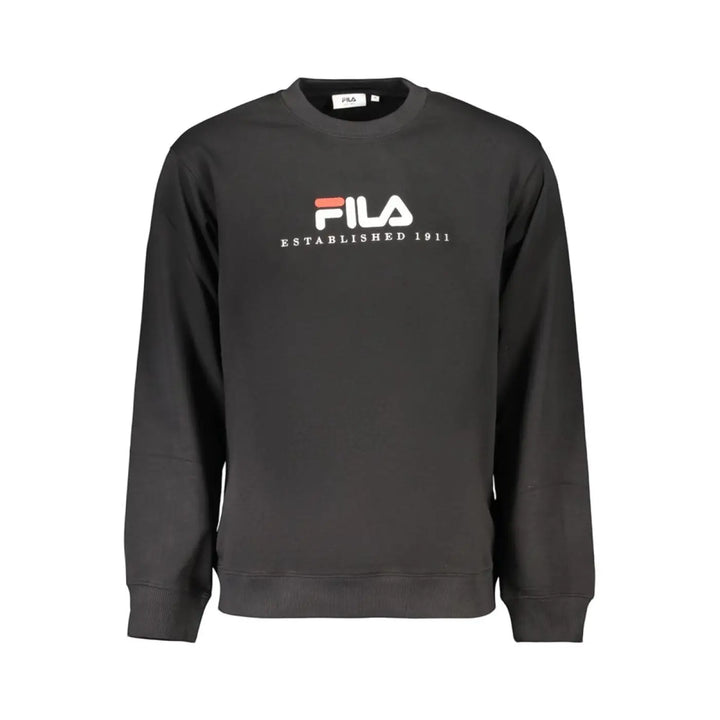 Fila Black Cotton Men’s Sweatshirt