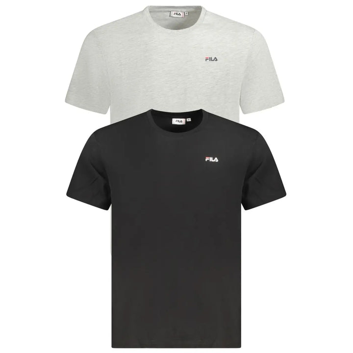 Fila Black Organic Cotton Men’s T-shirt