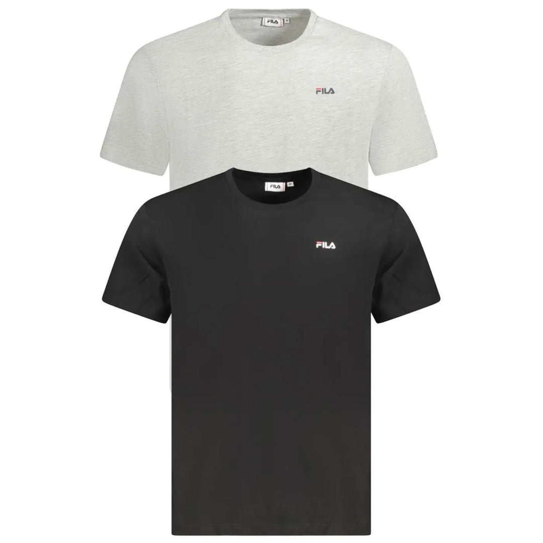 Fila Black Organic Cotton Men’s T-shirt