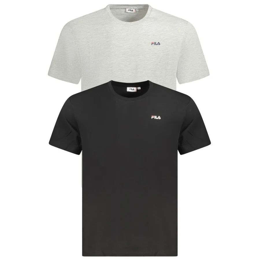 Fila Black Organic Cotton Men’s T-Shirt