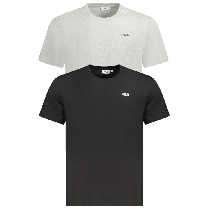 Fila Black Organic Cotton Men’s T-Shirt
