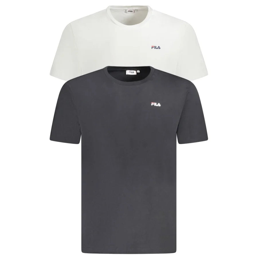 Fila Black Organic Cotton Men’s T-Shirt