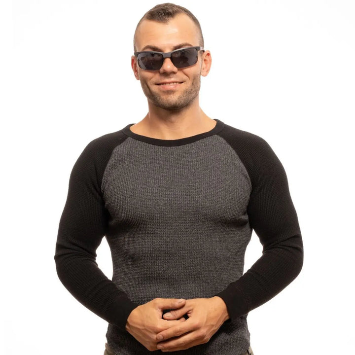 Fila Black Plastic Sunglasses