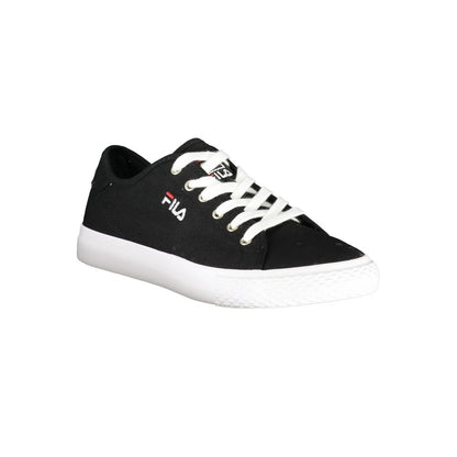 Fila Black Polyester Athletic Sneakers