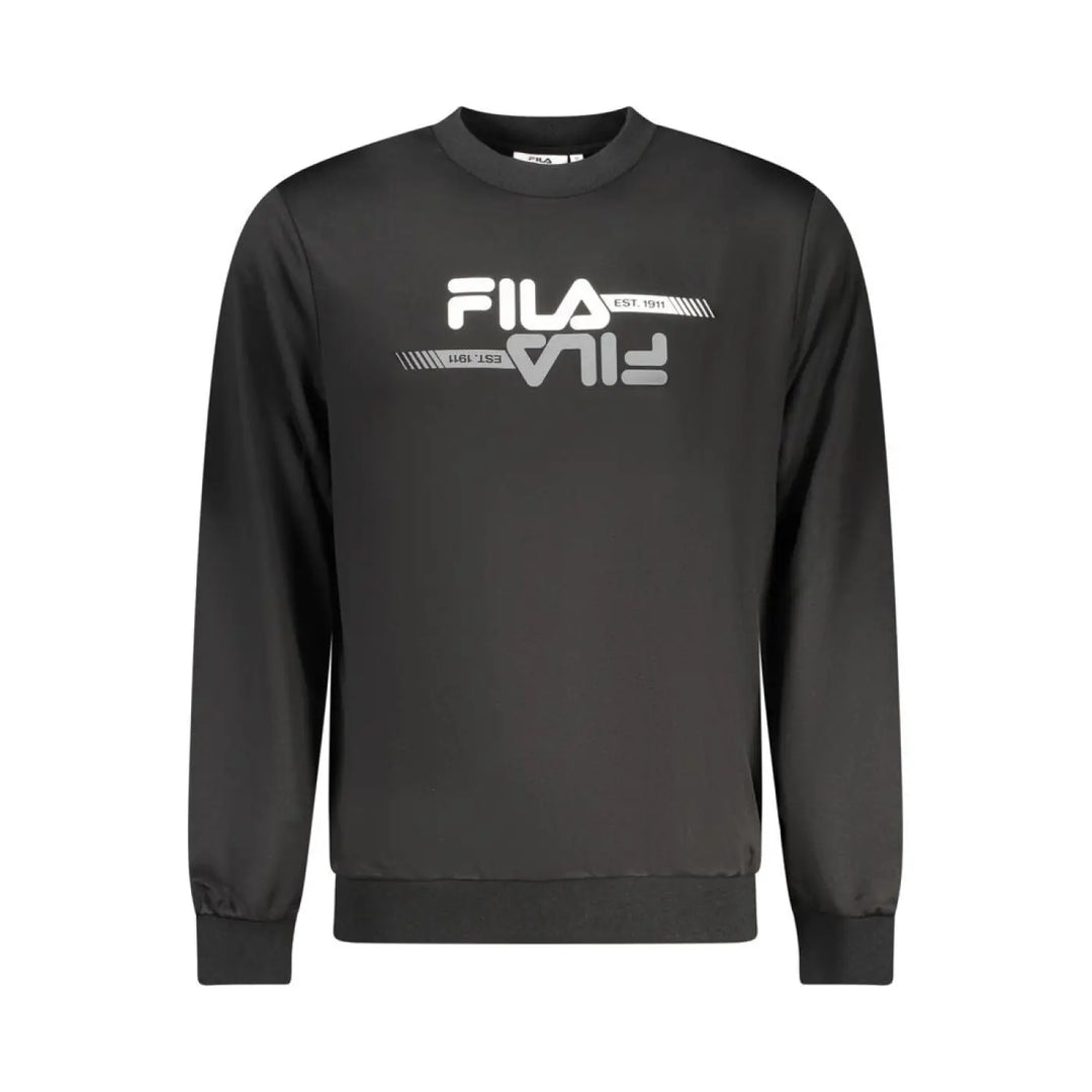 Fila Black Polyester Men Sweatshirt